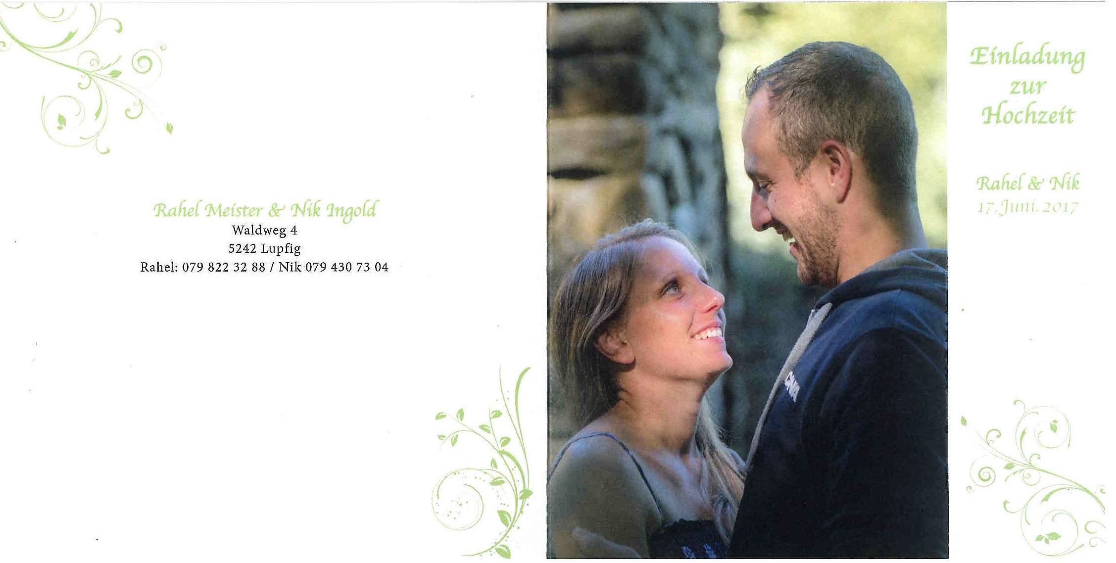 Rahel Meister & Nick Ingold heiraten